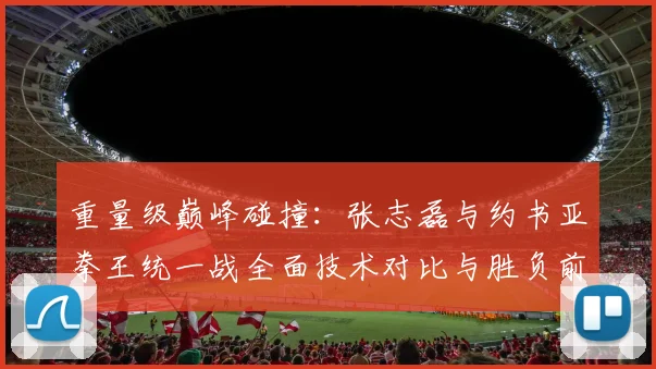 重量级巅峰碰撞：张志磊与约书亚拳王统一战全面技术对比与胜负前瞻